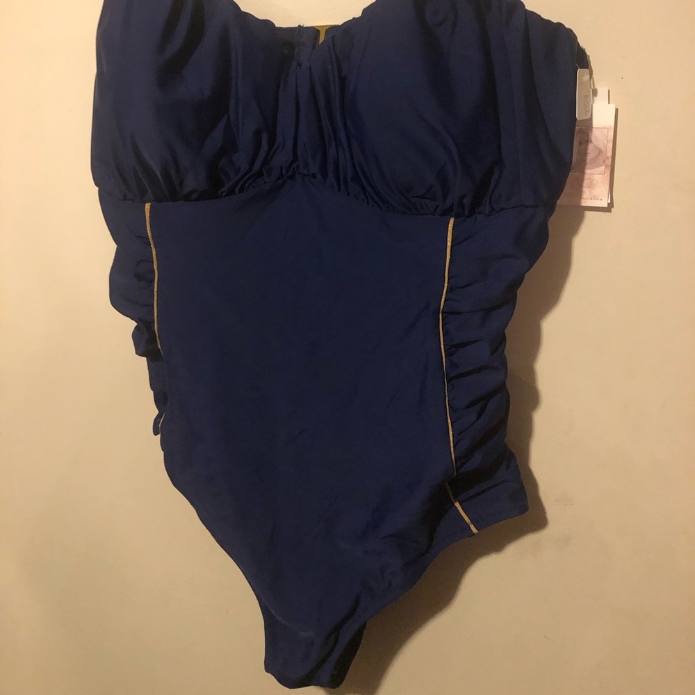 Jessica Simpson plus size one piece swimsuit
